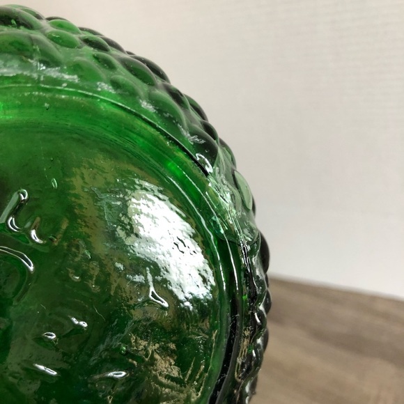 Vtg Empoli Italy Hobnail Genie Bottle with Stopper - Picture 7 of 17